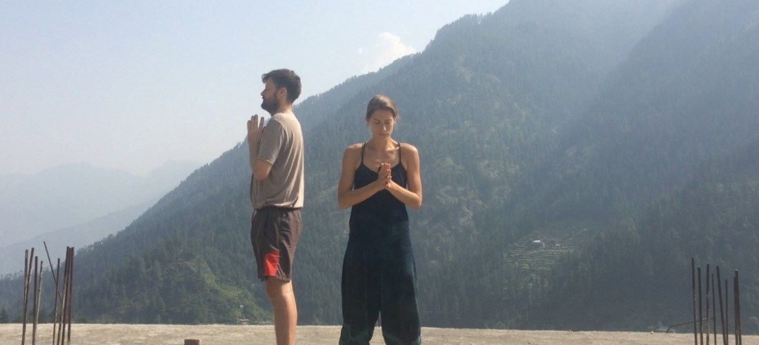 Himlayan yoga practice.